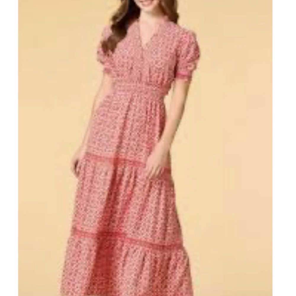 Maxi Studio London Tiered Maxi Women Dress Size M NWOT